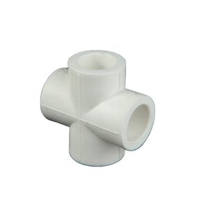 צינור pppr מתאים 90 פר אביזרי פלסטיק 4 דרך צינור המרפק Connector20-63mm - Product Image 2