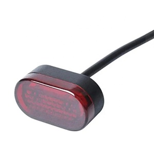 Pièces de scooter électrique, ensembles de garde-boue arrière, garde-boue arrière + support + crochet + cache-crochet + feu arrière + vis + capuchon + vis <span class=keywords><strong>pour</strong></span> scooter M365/Pro - Product Image 5