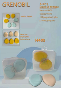Juego de esponjas de maquillaje Grenobil, 6 piezas, herramienta de belleza facial para mezclar y aplicar - Product Image 3
