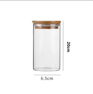 Vente chaude : Pots en verre borosilicate de haute qualité de 200 ml à 1 500 ml avec couvercle, de qualité alimentaire, pour le stockage d'aliments, de bonbons épicés, de café et de thé - Product Image 5