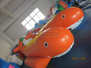 Parc aquatique gonflable de bateau de banane de jeux de l'eau librement adapté aux besoins du client, grand bateau de tube - Product Image 6