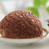 Daqiaodao Crème glacée à la lave au chocolat Coque croustillante congelée et crémeuse Nouveauté Chocolat congelé Eclair Traiter Snack Crème glacée créative