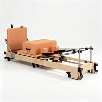 Commande en gros : Reformer Pilates Maple inclinable, réglable et pliable, équipement de fitness OEM