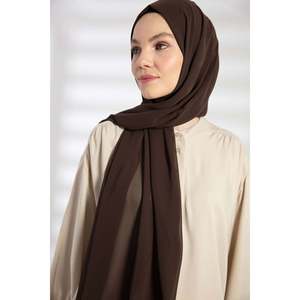 Pañuelo de Chifón Suave y Elegante para Niñas, Hiyab Cuadrado Étnico con Estampado Digital, Tela de Algodón y Poliéster con Encaje - Product Image 2