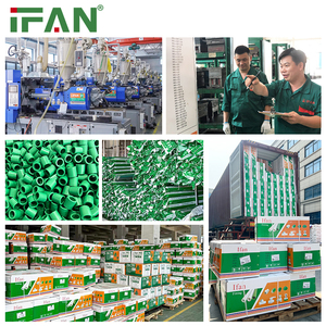 IFAN Todo tipo de tubería Material de plomería Sistema de suministro de agua Línea de tubería Plástico Tamaño personalizado 20-160mm Tubería PPR - Product Image 5