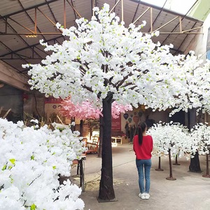 Nouveaux produits grand 3.3m de haut et 10m de large arbre de fleurs de <span class=keywords><strong>cerisier</strong></span> artificiel japonais plein arbre de fleurs en fibre de verre pour la décoration - Product Image 4