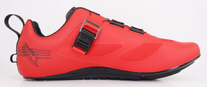 Rocky Rowing Unisex Red color rowing Shoes With 3 <b>Velcro</b> <b>Straps</b> TPU Outsole Mesh Lining for rowing training sports - Product Image 3