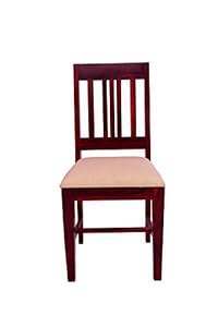 Handcrafted Solid Wood <b>Dining</b> <b>Chair</b> with Rustic Natural Finish and Custom Artisan Craftsmanship for Home <b>Dining</b> Room Cafe Use - Product Image 2