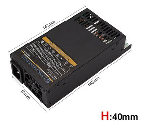 Chất lượng cao Flex 1U Modular 500W PSU ATX Mini <span class=keywords><strong>PC</strong></span> chuyển đổi cung cấp điện cho máy tính để bàn Mini <span class=keywords><strong>PC</strong></span> trường hợp - Product Image 4