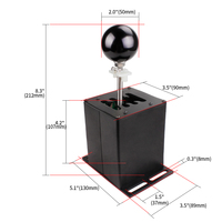 H Gear Shifter 7 + R PC USB Simulator Shifter Sim Racing Shifter Handbrake untuk Logitech G29 G27 G25 G920