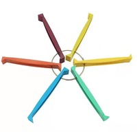 Outil de nettoyage des ailerons de climatiseur Peigne universel portable pour condenseur et radiateur pour système de climatisation Kit de réparation nettoyant
