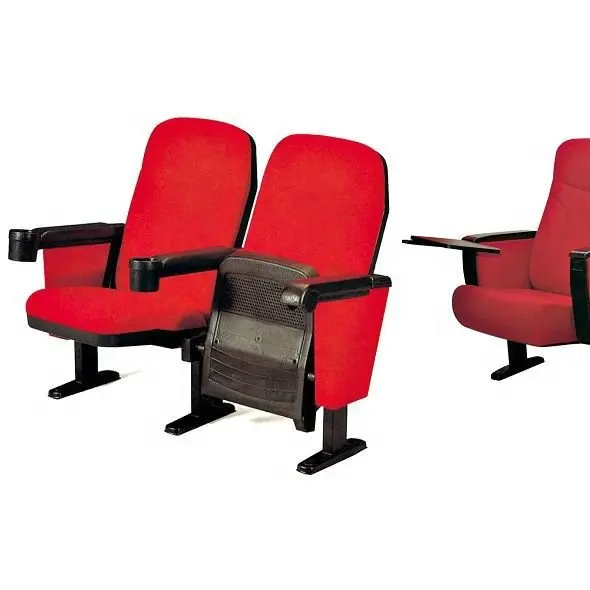 Venda quente barato cadeira dobrável cadeira do teatro cadeira do auditório cadeira de sala de cinema