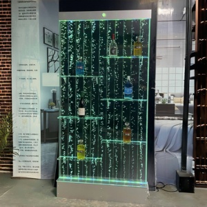 Thay đổi màu sắc LED <span class=keywords><strong>Acrylic</strong></span> Bảng điều chỉnh màn hình phòng Divider độc đáo và phong cách đài phun nước sản phẩm - Product Image 5