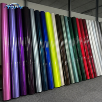 Film de protection de peinture (PPF) couleur TPU TopW 500+ couleurs, auto-réparant, haute brillance, garantie 10 ans