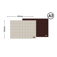 OLFA Japan A3 Manuel Compte à main Table Pad Book Double face Bicolore PVC Composite Tapis de coupe 135B-A3