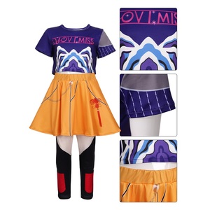 <span class=keywords><strong>Costumi</strong></span> di Halloween per Bambine all'Ingrosso, Abiti Fantasy per Cosplay di Zoey, Mira, Rumi, Completi per Feste di Carnevale - Product Image 6