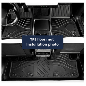 Tapis de sol de voiture de luxe 5D double couche TPE imperméable écologique à motif diamant 3 pièces pour <span class=keywords><strong>Mazda</strong></span> CX-60 2025 - Product Image 6