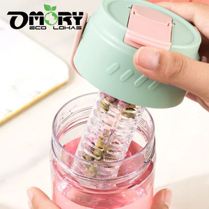 OMORY Portable Lightweight <b>Straw</b> <b>Bottle</b> 750ML Hidden <b>Straw</b> Tea Separation <b>Bottle</b> - Product Image 6