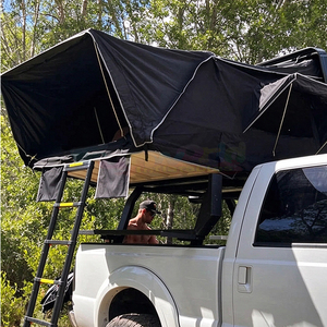 Tente de toit rigide pour voiture, tente de camping en forme de coin avec toile imperméable quatre saisons pour pick-up, voyages en plein air - Product Image 5