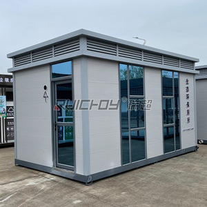 ห้องน้ำสำเร็จรูปแบบพกพา แผงแซนวิชทันสมัย เป็นมิตรกับสิ่งแวดล้อม สำหรับใช้งานกลางแจ้งในสถานที่สาธารณะ - Product Image 1