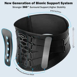 Cintura di supporto lombare di nuovo Design con supporto lombare comoda cintura di supporto per la schiena
