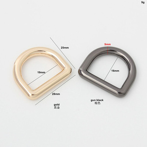Luxe 1 "1 <span class=keywords><strong>Inch</strong></span> 10Mm 13Mm 14Mm Metaal Messing D-Ring Set 15Mm 20Mm 25Mm Gelaste D Ringen Schuifregelaar Riem Gesp Licht Goud Voor Rugzakken - Product Image 4