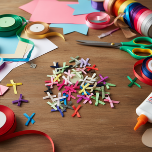 Nastro verde Ilan Lazo da 3 cm, 20 pezzi, per artigianato e decorazioni - Product Image 3