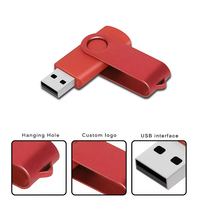 Flashdisk USB Putar dengan Logo Custom, Kecepatan Tinggi, Kapasitas 2GB 4GB 8GB 16GB 32GB 64GB 128GB, Pen Drive 2.0, Hadiah Fashionable
