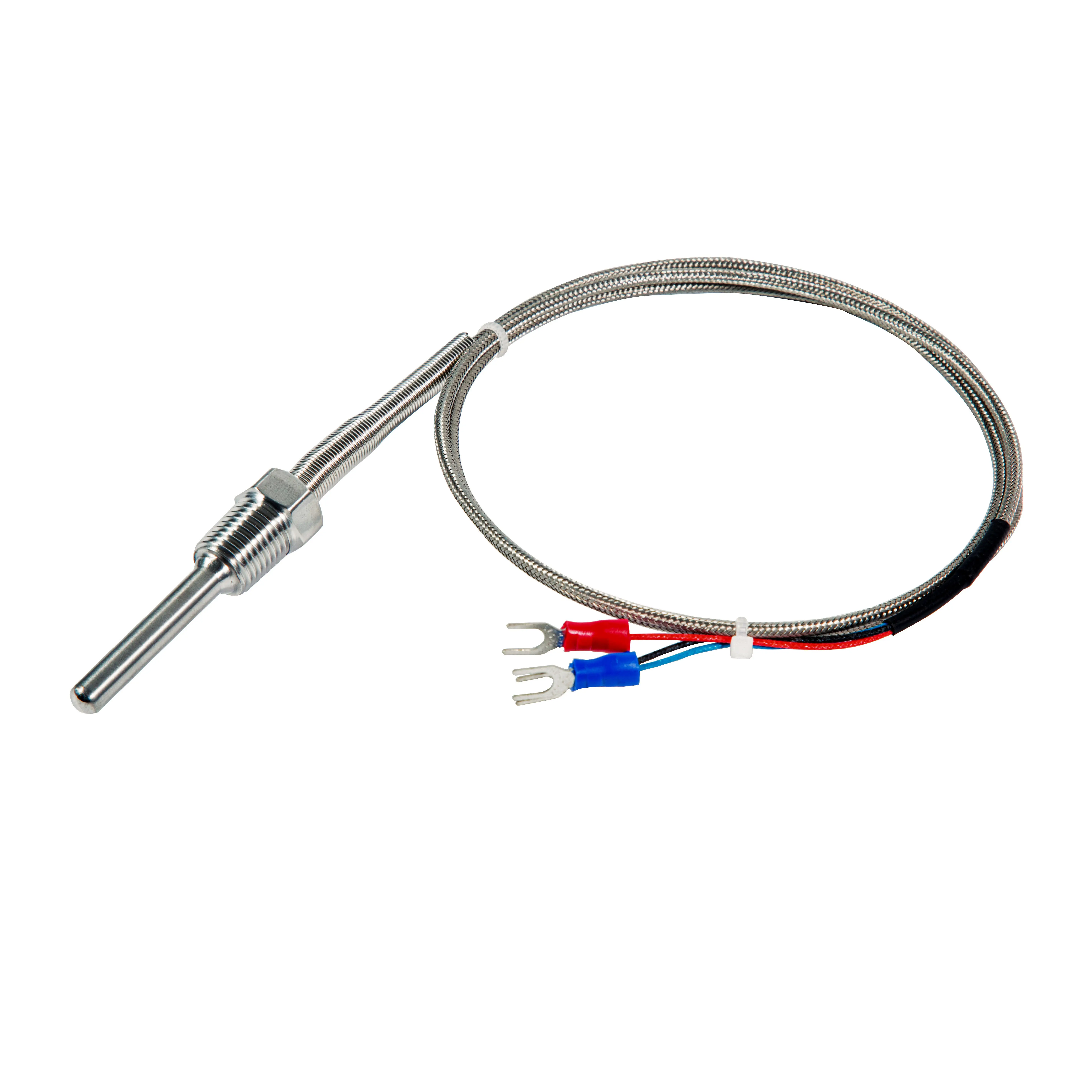 stainless steel 3 wire j type thermocouple with m8 screw