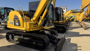 Mini-excavatrice Komatsu PC70 de 7 tonnes d'occasion, excavatrice hydraulique sur chenilles à vendre - Product Image 2