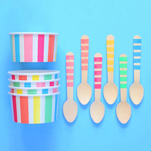 ถ้วยกระดาษทำไอศครีมแบบ Pla,ถ้วยกระดาษคราฟท์สี<span class=keywords><strong>ขาว</strong></span>ขนาด3ออนซ์5ออนซ์8ออนซ์12ออนซ์16ออนซ์ - Product Image 1