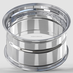 Nhà Máy Tùy Chỉnh Giả Mạo Bánh Xe <span class=keywords><strong>15</strong></span> -30 Inch Nhôm Hợp Kim Khoảng Trống 2 Pcs 3Pcs Bánh Xe Lip Mềm Bước Lip Rim Thùng - Product Image 2