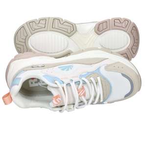 Sneakers Donna Beige 37 5 Cm Talon Toile Chaussures Tendance - Product Image 6