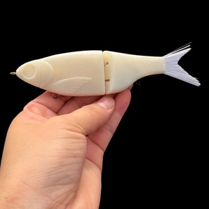 Nouvelle Arrivée 2026 LVDE Leurres de pêche vierges articulés 15cm/47g avec queue en fibre, type Swimbait pour brochet, en ABS, pour rivière et lac - Product Image 5
