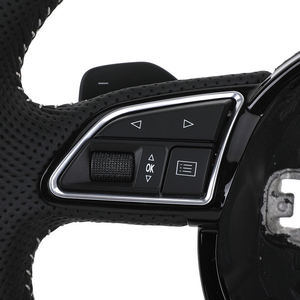 Volant de course en cuir pleine fleur style RS OEM pour <span class=keywords><strong>Audi</strong></span> A3 8V A4 A5 A6 C6 A7 A8 C7 C8 A8 S3 S4 S5 S6 B8 RS3 RS5 RS6 RS7 Q3 Q5 - Product Image 5