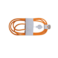 Kabel Pengisian Daya PD 60W 6A Tipe C ke Tipe C Silikon Tembaga USB 3.0 untuk Ponsel 3ft 6ft Kabel untuk I17