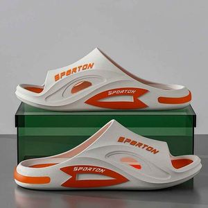 Chaussons pour hommes, tendance étudiante, antidérapants, pour l'intérieur et l'extérieur, version coréenne, pour la maison et la douche, chaussons frais pour hommes - Product Image 2