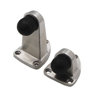 ตัวกันกระแทกประตูสแตนเลสแบบติดผนัง ผิวขัดเงา สำหรับประตูกระจก - Product Image 3