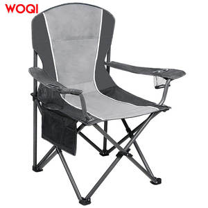 Chaise de camping portable Woqi, légère et pliable, avec structure en aluminium et tissu Oxford, pour jardin et plage - Product Image 1