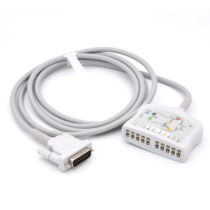สายเคเบิ้ล EKG ใช้ได้กับ phiillip M1770A สาย EKG สำหรับ10 Lead มาตรฐาน IEC สำหรับอุปกรณ์ <span class=keywords><strong>ECG</strong></span> ทางการแพทย์ - Product Image 1