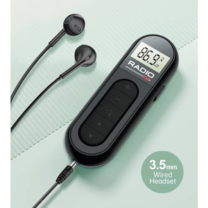 Radio FM portable rechargeable, radio numérique de poche, radio transistorisée, petite radio à piles pour la randonnée, la marche, la maison intelligente - Product Image 4