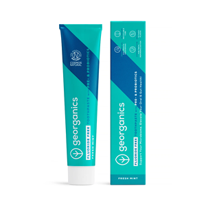 Dentifricio Georganics Formato Regolare Senza Fluoruro Biologico Menta Fresca - Product Image 1