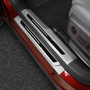 Panel de alféizar de puerta de coche, protección de la cubierta del tablero protector del umbral del maletero para <span class=keywords><strong>Audi</strong></span> <span class=keywords><strong>e</strong></span>-<span class=keywords><strong>tron</strong></span> 2022 2023 2024 2025 2026, accesorios Para Auto - Product Image 1