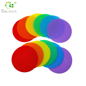 <span class=keywords><strong>Amazon</strong></span> Venta caliente 4 pulgadas alfombra marcadores sentado lugar gancho y bucle puntos <span class=keywords><strong>para</strong></span> el aula preescolar y - Product Image 1