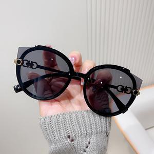 Gafas de Sol de celebridades en línea para mujer Street <span class=keywords><strong>Beat</strong></span> TIDE Disco gafas de sol de playa a prueba de rayos UV verano personalidad moda cara pequeña - Product Image 3