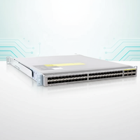 Conmutador de Red N3K-C3064PQ-10GE Serie 3000 con 48 Puertos SFP+ y 4 Puertos QSFP+, Disponible en Stock