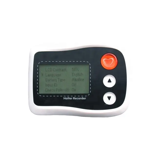 Venta caliente Holter monitor cardíaco 24h dispositivos médicos domésticos ECG