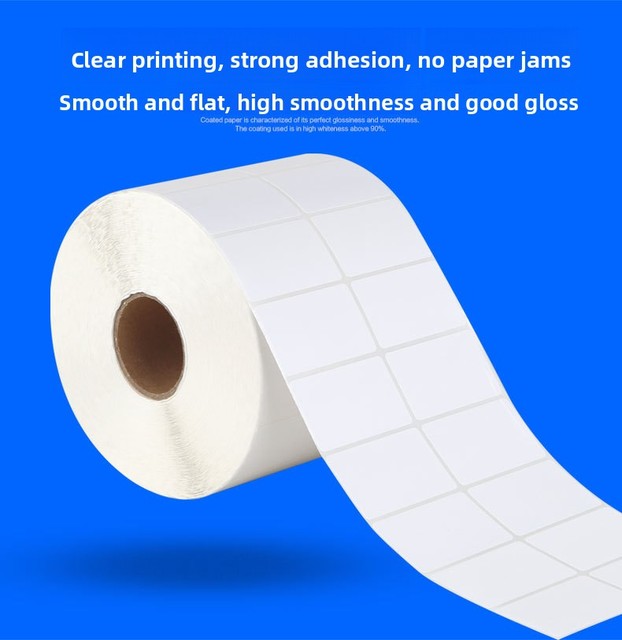 Sulingdian Heat Sensitive Thermal Paper Stickers Pharmacy Grocery Drug Batch Number Permanent Adhesive Waterproof Barcode Labels