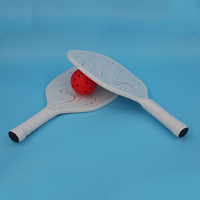 Raquette de pickleball personnalisée sans bordure, en carbone T700, avec accessoires en MDF, couleur personnalisée, durable, pour le divertissement