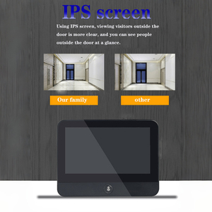 Videocitofono con Telecamera a Occhio di Gatto Visibile, Monitoraggio <span class=keywords><strong>Video</strong></span> 1080P, Display LCD TFT da 4.3", Alimentato a Batteria, App Tuya per Porte di Sicurezza - Product Image 6